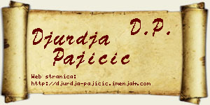 Đurđa Pajičić vizit kartica